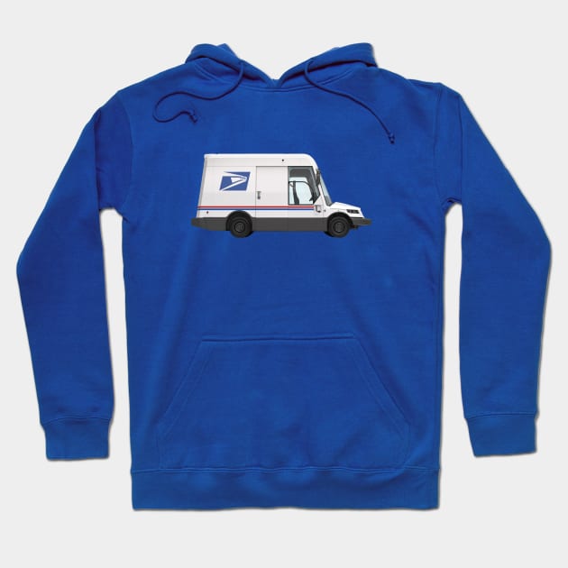 Postal Worker New Delivery Vehicle Hoodie by The Shirt Genie